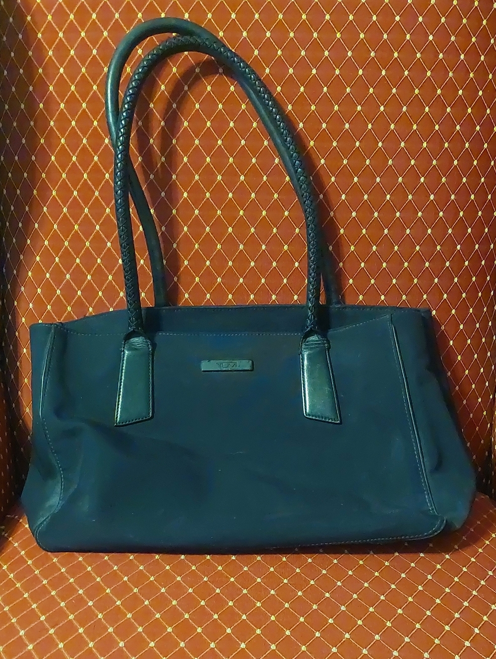 Classic Black Tumi Tote Bag